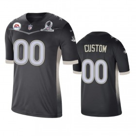 Camiseta Hombre NFL Denver Broncos Personalizar Game Anthracite 2021 AFC Pro Bowl